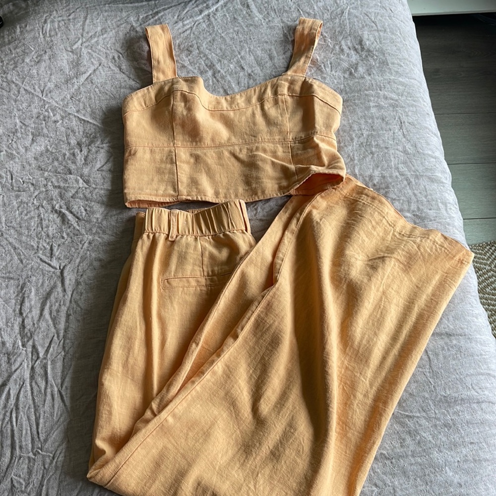 Never worn by me! Abercrombie and Fitch two piece linen set.